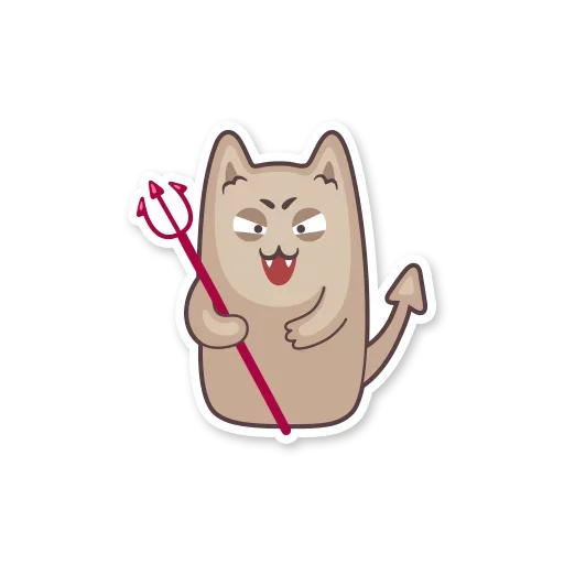 Sticker gray_kitten_stickerus - 1