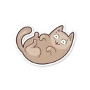 Sticker Gray Kitten @stickersb2b - 3