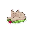 Sticker Gray Kitten @stickersb2b - 5