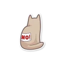 Sticker Gray Kitten @stickersb2b - 11