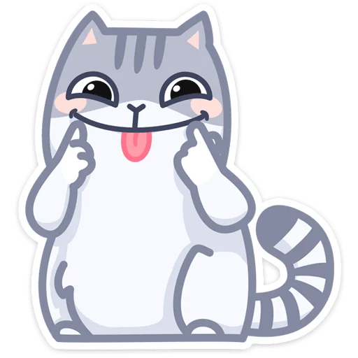 Серый Персик (@TgSticker) - клипарт