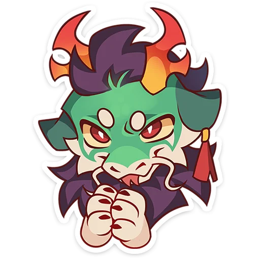 Sticker green_vk - 1