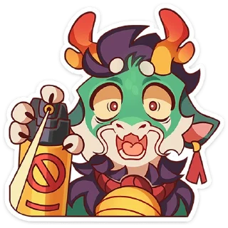 Sticker Грин от @TgSticker - 4