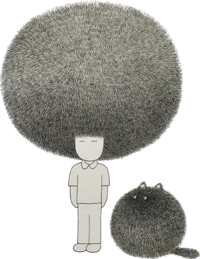 Sticker Grey cat @tvstickers - 3