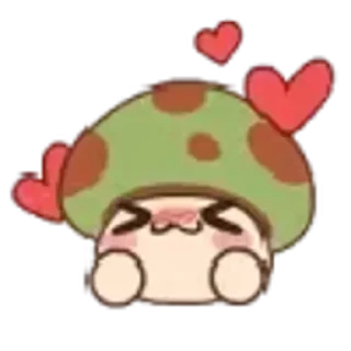 Стикер Грибочки @TgEmojiBot - 8