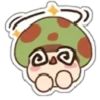 Стикер Грибочки @TgEmojiBot - 5