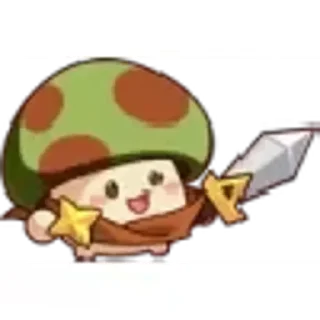 Стикер Грибочки @TgEmojiBot - 2