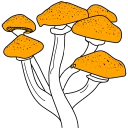 Sticker Грибы - 4