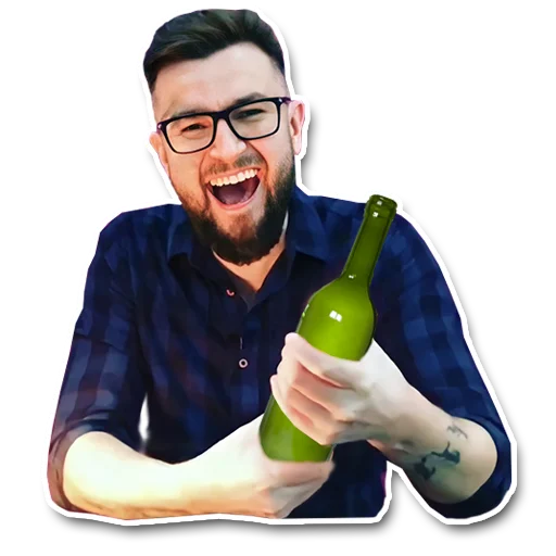 human face person bottle