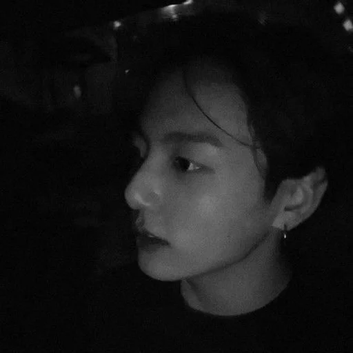 human face black and white person