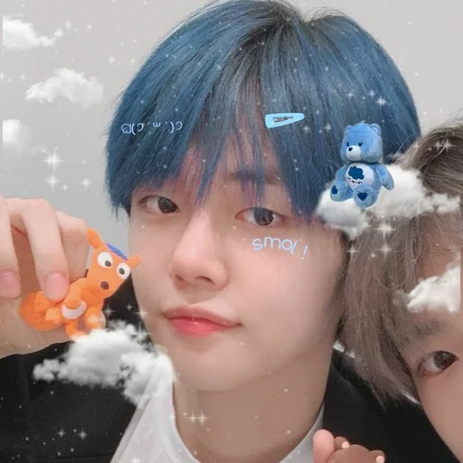 person human face hairpiece