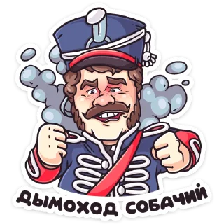 Стикер Гусар ТНТ - 10