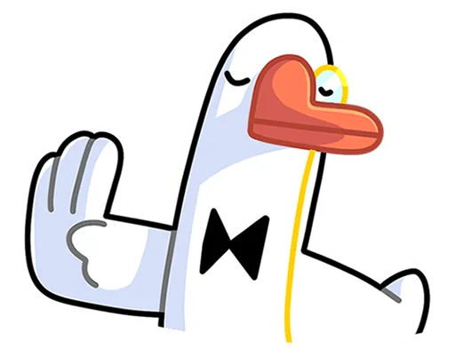 @tgsticker Гусь - за мат кусь без надписей! - 