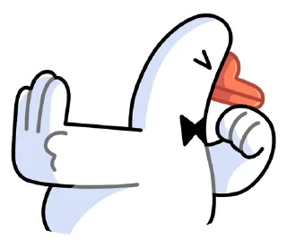 Стикер @tgsticker Гусь - за мат кусь без надписей! - 11