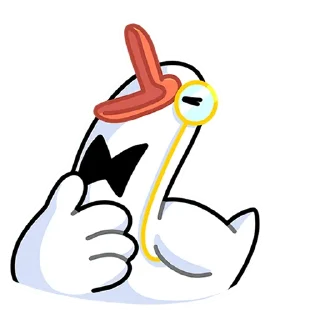 Стикер @tgsticker Гусь - за мат кусь без надписей! - 10