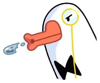 Стикер @tgsticker Гусь - за мат кусь без надписей! - 6