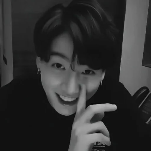 person human face black and white