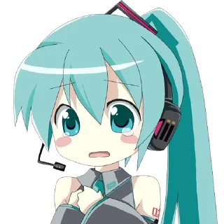 Стикер Hatsune Miku @anime_stickerr - 1