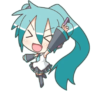 Стикер Hatsune Miku @anime_stickerr - 7