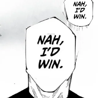 Стикер Hah, I'd win (@btcc111) - 4