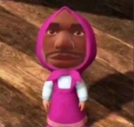 cartoon toy human face