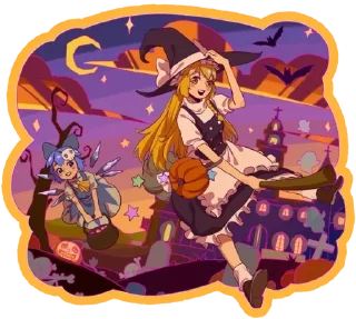 Стикер 🎃 HALLOWEEN 🎃 2023 @Anak_kucing_stiker - 11