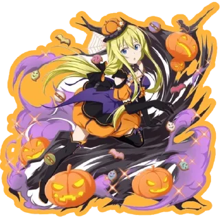 Стикер 🎃 HALLOWEEN 🎃 2023 @Anak_kucing_stiker - 2