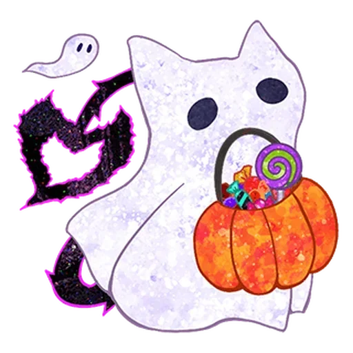 Sticker halloween_space_cat - 1