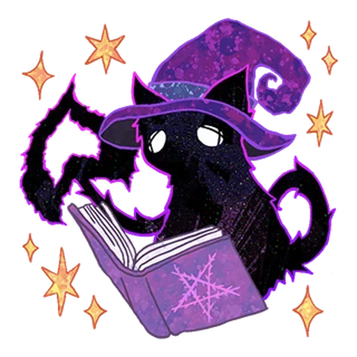 Sticker halloween_space_cat - 1