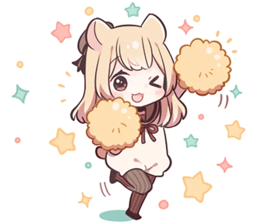 Стикер humstar-girl by sazi@LINE - 8