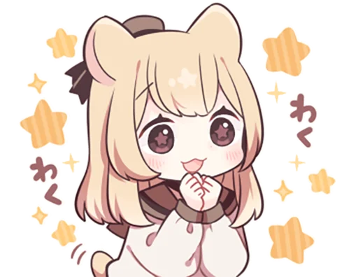 Стикер humstar-girl by sazi@LINE - 0