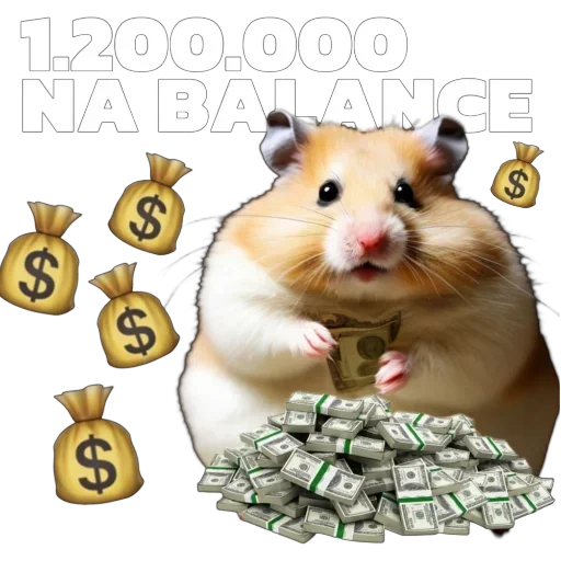 Sticker hamsterhomyaki - 1