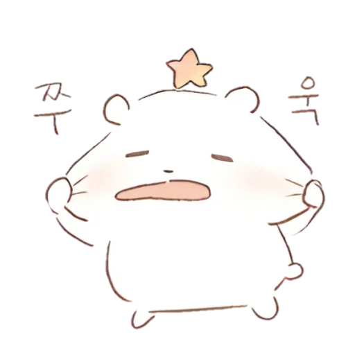 Sticker hamsterhugswcots - 1