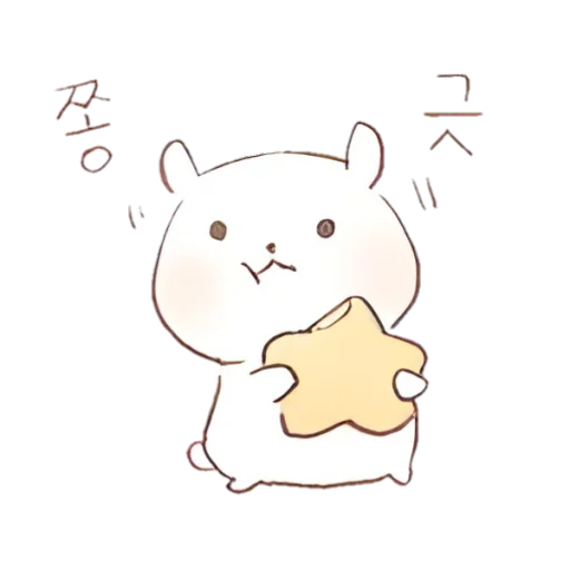 Sticker hamsterhugswcots - 1
