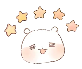 Sticker ꒰ ✩  Zz cute Hamong @hugswcots - 6