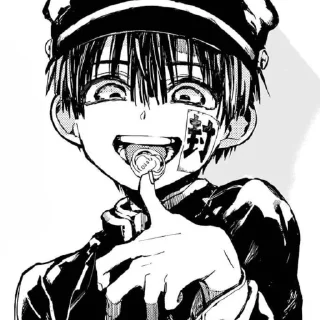 Sticker Ханако @tbhkstickers - 3