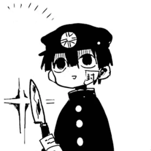 Sticker Ханако @tbhkstickers - 0