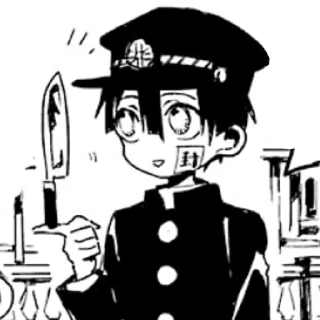 Sticker Ханако @tbhkstickers - 5