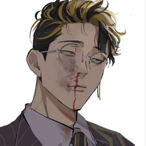 anime human face sketch