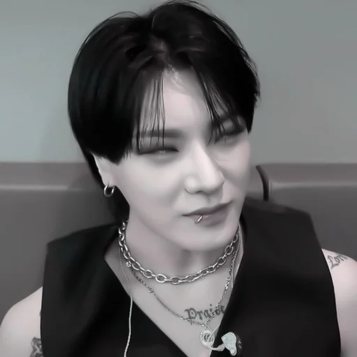 human face person necklace