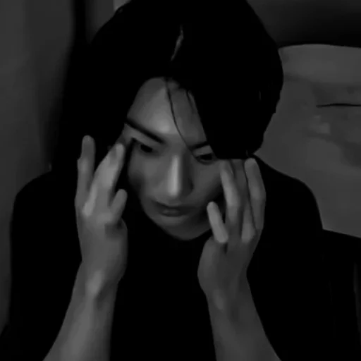 human face person black and white