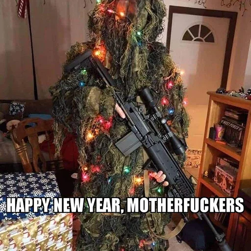 christmas tree indoor weapon