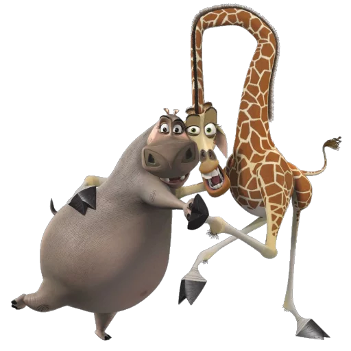 animal giraffidae cartoon