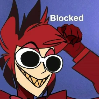 Sticker Адский хазбик @lololowkanothuman - 1