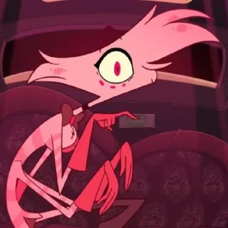 Стикер Hazbin hotel - Angel Dust - 6