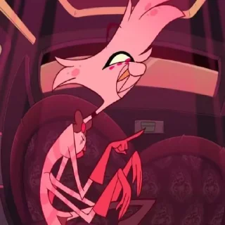 Стикер Hazbin hotel - Angel Dust - 7