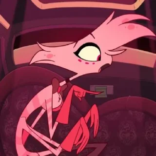 Стикер Hazbin hotel - Angel Dust - 1