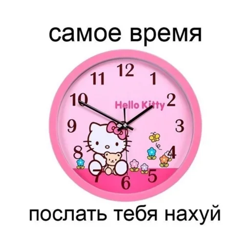 clock wall clock text