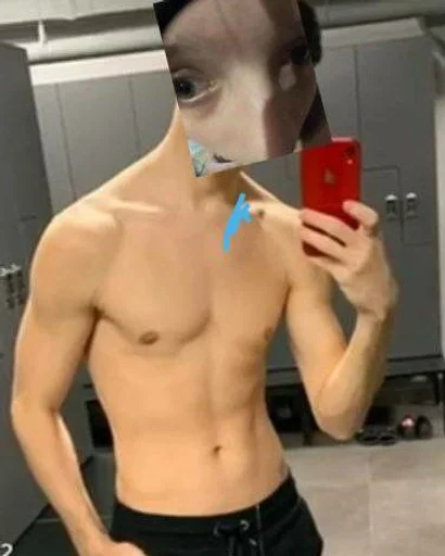 person chest male person