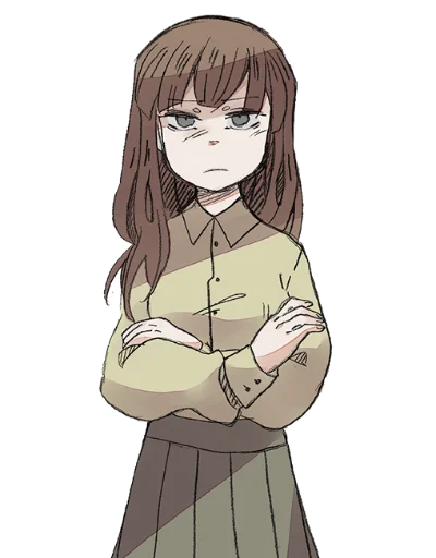 anime cartoon sketch